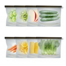 Bulk Wholesale BPA Free 500ml Silicone Cling Food Storage Bag