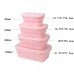 Bulk Wholesale Eco-Friendly 4 BPA-Free  Silicone Lunch Storage Containers by Kinshing–Reusable and Leakproof