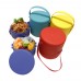 Bulk Wholesale Eco-Friendly Kids Adults Silicone Lunch Box Tiffin Box with Lids by Kinshing–Reusable and Leakproof