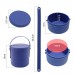 Bulk Wholesale Eco-Friendly Kids Adults Silicone Lunch Box Tiffin Box with Lids by Kinshing–Reusable and Leakproof