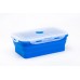 Bulk Wholesale Reusable Folding Collapsible Silicone Lunch Storage Container by Kinshing–Reusable and Leakproof