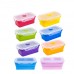 Bulk Wholesale Reusable Folding Collapsible Silicone Lunch Storage Container by Kinshing–Reusable and Leakproof