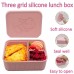 Bulk Wholesale Square Silicone Folding Food Storage Box with Lid by Kinshing–Reusable and Leakproof