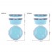 Custom Design Personalized BPA-Free Silicone Round Food Storage Container by Kinshing–Reusable and Leakproof