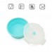 Custom Design Personalized BPA-Free Silicone Round Food Storage Container by Kinshing–Reusable and Leakproof