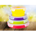 Custom Design Personalized BPA-Free Silicone Round Food Storage Container by Kinshing–Reusable and Leakproof