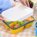 Custom Men Women Space-Saving Silicone Foldable Lunch Food  Container by Kinshing–Reusable and Leakproof