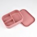 Custom Personalized Food Grade Microwave Safe Silicone Lunch Snack Box by Kinshing–Reusable and Leakproof