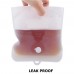 Customizable Logo 1500ml 500ml Reusable Silicone Food Wine Storage Bags by Kinshing–Reusable and Leakproof