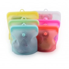 Customizable Logo 1500ml 500ml Reusable Silicone Food Wine Storage Bags