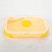 Customized BPA Free Collapsible 4 Pcs Reusable Silicone Folding Lunch Box by Kinshing–Reusable and Leakproof