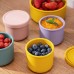 Customized Classic Fruit Salad Dinnerware Silicone Fresh Keeping Box with Lid by Kinshing–Reusable and Leakproof