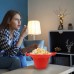 Factory Made High-Quality Heat Resistant Microwave Silicone DIY Popcorn Bowl by Kinshing–Reusable and Leakproof