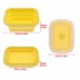 Factory Supply Eco Friendly 350ml 500ml 800ml 1200ml Two Colors Folding Silicone Lunch Box by Kinshing–Reusable and Leakproof