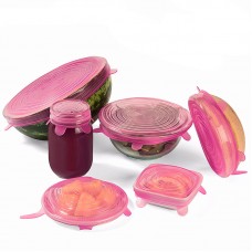 Factory Supply Eco-Friendly Liquid Storage Silicone Food Container Stretch Lids