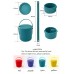 Factory Supply High Borosilicate Glass Food Container with Colorful Silicone Sleeve Lid by Kinshing–Reusable and Leakproof