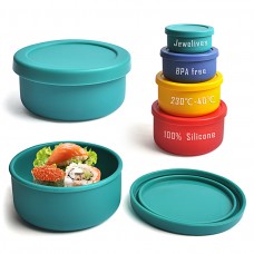 Hot Selling BPA Free Insulated Soup Storage Bowl Safe Silicone Lunch Box