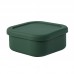 Manufacturer Make Square Silicone Lunch Box with Lid For Adults by Kinshing–Reusable and Leakproof