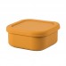 Manufacturer Make Square Silicone Lunch Box with Lid For Adults by Kinshing–Reusable and Leakproof