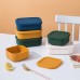 Manufacturer Make Square Silicone Lunch Box with Lid For Adults by Kinshing–Reusable and Leakproof