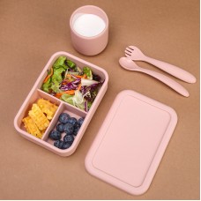 Manufacturer Produce School Kids Portable Silicone Food Containers
