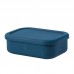 OEM 3-Compartment Rectangle Adults Silicone Lunch Box with Lid by Kinshing–Reusable and Leakproof