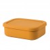 OEM 3-Compartment Rectangle Adults Silicone Lunch Box with Lid by Kinshing–Reusable and Leakproof
