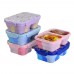 OEM Microwave Safe Children Kids BPA Free Collapsible Silicone Lunch Box by Kinshing–Reusable and Leakproof