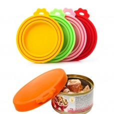 OEM Portable Dogs Cats Kitchen Pet Food Fresh Silicone Foldable Container