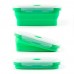 OEM Portable Microwavable Kids Colorful  Silicone Foldable Dinner Storage Container by Kinshing–Reusable and Leakproof