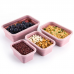 OEM Production Customizable Durable Silicone Lunch Food Storage Container by Kinshing–Reusable and Leakproof