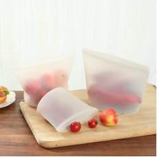 OEM Transparent Reusable Hot Water Refrigerator Leak Proof Silicone Food Storage Bag