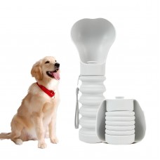 Bulk Wholesale Portable No Spill Silicone Pet Bowl With Water Bottle