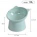 Create Tilted High Foot Cartoon Cat Dog Pet Food Water Bowl – Durable & Safe by Kinshing