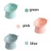 Create Tilted High Foot Cartoon Cat Dog Pet Food Water Bowl – Durable & Safe by Kinshing