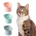 Create Tilted High Foot Cartoon Cat Dog Pet Food Water Bowl – Durable & Safe by Kinshing
