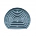 Custom Design Spiral Pattern Silicone Dog Bowl With Suction Base – Durable & Safe by Kinshing