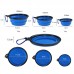 Customized Collapsible Silicone Pet Travel Bowl With Carabiner Clip – Durable & Safe by Kinshing