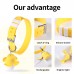 Factory Production Adjustable Silicone Dog Collar With Metal Buckle – Durable & Safe by Kinshing