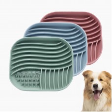 Manufacturer Offer Anxiety Relief Silicone Dog Cat Pets Licking Mat