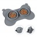 OEM ODM Food Grade 3 In 1 Water Dispenser Silicone Pet Bowl – Durable & Safe by Kinshing