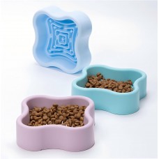 OEM Supply Anti Slip Puzzle Design Silicone Dog Bowl With Suction