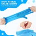 Create Unique Durable Dog Pet Cleaning Silicone Brush with Heat Resistant Gloves – Durable & Hygienic Design