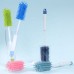 Custom Non-Toxic Baby Bottle Cleaning Silicone Brush with Long Handle – Durable & Hygienic Design