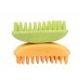 Factory Produce Dogs Cats Silicone Bath Brush With Soothing Massage Comb – Durable & Hygienic Design