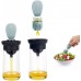 Factory Supply Cooking Grilling Silicone Basting Brush with Glass Oil Bottle – Durable & Hygienic Design