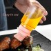 Factory Supply Cooking Grilling Silicone Basting Brush with Glass Oil Bottle – Durable & Hygienic Design