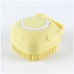 Manufacturer Supply Dogs Silicone Massage Bath Brush with Shampoo Dispenser – Durable & Hygienic Design