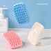 OEM Food Grade Cats Dogs Pet Grooming Silicone Pet Shampoo Brush – Durable & Hygienic Design