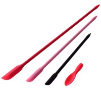 Create Personalized Mixing Sampling DIY Sculpture Makeup Dual Heads Silicone Spatula
